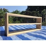 Pine Wood Shelf Size 12x58x21 Cm.