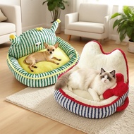 Pets Sofa Bed Soft Snooze Warm Dog Bed Cat Bed Cute Plush Cat Sofa For Chihuahua Kitten Pomeranian C