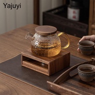 [Yajuyi] Teapot Warmer Birthday Gifts Home Ornaments Tea Stove Wooden Teapot Heater Portable for Hik