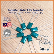 Polyester Mylar Film Capacitor 630V 2J 2J102 2J103 2J152 2J222 2J223 2J272 2J332 2J333 472 473 562 6