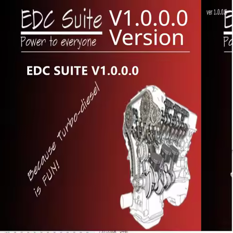 EDC SUITE V1.0.0.0 VERSION with The Option NEW Map TURBO-DIESEL Powe To Everyone