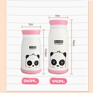 260350ml Cartoon Small Capacity Stainless Steel Thermos Vacuum Flask Thermos Thermos Water Cup Thermos Birthday Gift Girl Gift