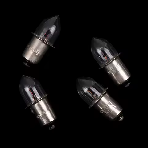 Old Style Flashlight P13.5S Base Bulb 2.4V 3.6V 4.8V 6V 7.2V 0.4A 0.5A 0.75A Torches Work Lamp Fire 