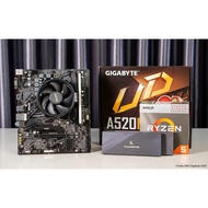 Combo AMD A520 + Ryzen 3 / Ryzen 5 / Ryzen 7 + 8GB Ram + Extremely good New Box BH 36T heatsink for 