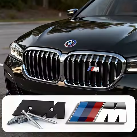 For BMW E91 X5 E70 F11 E30 F31 X3 F25 E61 E83 X1 E53 E87 F40 F32 Sticker BMW Grille Emblem Car Front