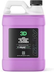 3D SiO2 Ceramic Glass Cleaner, GLW Series | Water &amp; Rain Repellent | All-Weather Protective Ceramic Glass Cleaner | Safe for Tinted, Non-Tinted Windows &amp; Mirrors | DIY Car Detailing | 64 oz