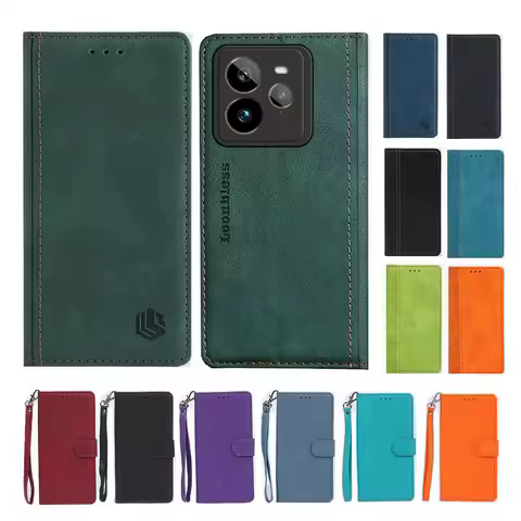 Realme GT 7 Pro Wallet Flip Case For Realme GT7 Phone Case Etui Oppo Realmi GT 7T Cover Real me GT7