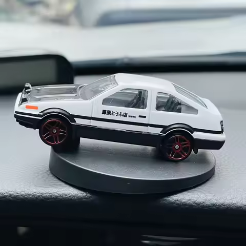 Car AE86 Drift Rotating Ornaments Auto Dashboard Turning AE86 Racing Model Deco Car Interior Classic