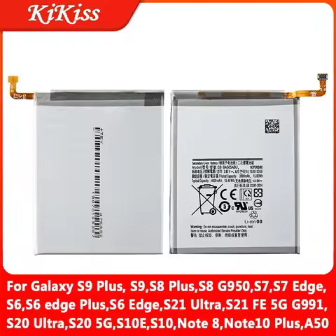 Battery For Samsung Galaxy S10e S10 S9 S8 Plus Note 10 8 S10X S20 Ultra S21 FE S7 Edge S6 S7e S6e A5