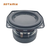 SOTAMIA 1Pcs 4 Inch Subwoofer Speaker 4 Ohm 40W Super Bass Speaker Rubber Hifi Music Home Theater Bookshelf Loudspeaker For JBL