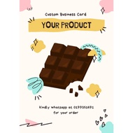 100pcs Name Card/Kad Nama/Business Card/Kad Bisnes