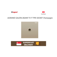 LEGRAND GALION 282449 TV F TYPE SOCKET Champagne