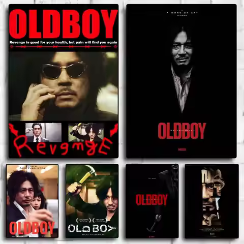 Classic Movie Oldboy Poster HD art sticky wall waterproof home living room bedroom bar aesthetic dec