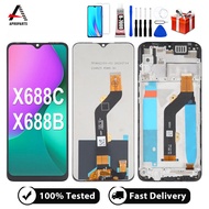 LCD For Infinix Hot 10 Play X688 Display Screen Touch Panel Digitizer Assembly X688C X688B Replaceme