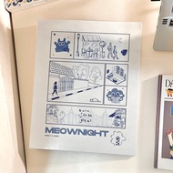 PINAY | Binder B5/A4 Meownight 30 Loose Leaf Photocard Collector Aesthetic 2 Ring 3 Ring