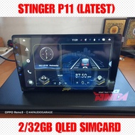 Stinger P11 android player.. 2+32gb 8 cores, dsp rds, simkad slot, apple carplay, android version 10