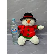 Boneka Snowman Boneka Natal Snowman Merry Christmas L