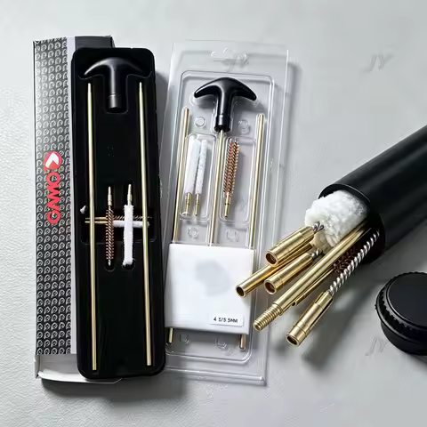 4.5/5.5MM 177&.22 Barrel Cleaning Kit Rifle Pistol Airgun Rod Brush Cleaner Hunting Accessories Gun 