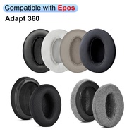 1 Pair Earpads Compatible With Epos Adapt 360 Headphone Ear Pad Replacement Cushion Sponge Cover Rep