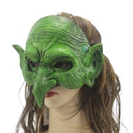 Halloween Witch Mask Masquerade Show cos Scary Horror Witch Demon Goblin Mask Half Face