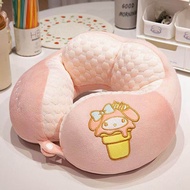 stuffed toy gifts for ladies U-shaped Pillow Sanrio Meroty Gui Dog Culomi Pudding U-shaped Pillow Su