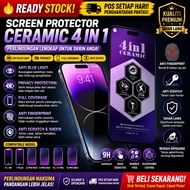 **READYSTOCK**SCREEN PROTECTOR CERAMIC 4 IN 1/anti blue/privacy/full coverege//x/xr/7plus/12PM/13PM/