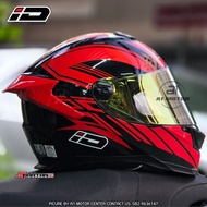 หมวกกันน็อคเต็มใบ ID Helmet รุ่น SPARTAN-BT มีหลุมรองรับการติดตั้งบูลทูธ ผลิตตามมาตรฐาน มอก หมวกกันน