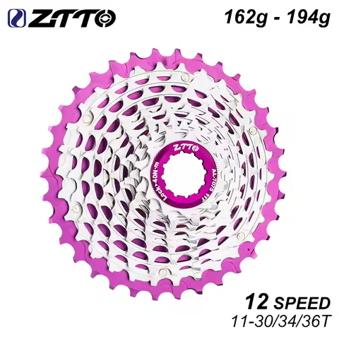 ZTTO 12Speed Road Bike Freewheel ULT HGR Hub 12S Bicycle Cassette CNC Gear Ultralight Gravel Bike 12