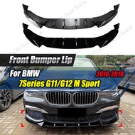Car Front Lower Splitters Spoiler Lip Kits Trim Front Bumper Lip Diffuser For BMW 7 Series G11 G12 L