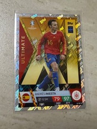 Topps Match Attax Euro Iniesta 球員卡