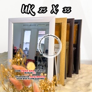 Cermin Kaca Aesthetic Standing Miror Kecil 25 x 35 CM Cermin Kecil Mini Rias Estetik Make Up Meja Ka