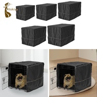 [kokiya] Oxford Cloth Dog Crate Cover Dustproof Indoor Portable Universal Washable Dog Kennel Cover 