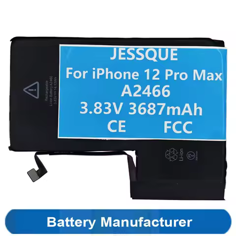 Applicable 3687mAh A2466 Battery For iPhone 12 Pro Max For Apple Mobile Phone
