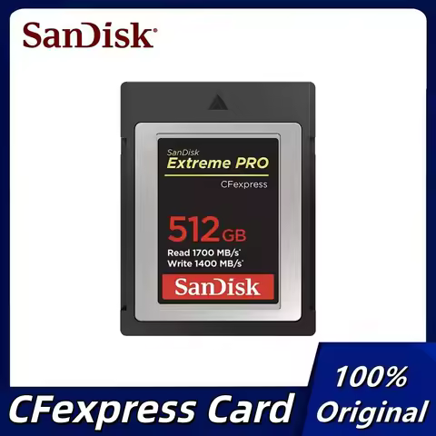 Sandisk Extreme PRO CFexpress Card 64GB 128GB 256GB 512GB CFE Type B Card 4K Max 1700Mb/s RAW for Ca