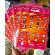 AIZ A4 Laminated Menu(PrintOnly)