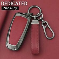 Zinc Alloy Car Remote Key Fob Cover With Keychain, Key Shell Protector For Focus 2 Ecosport Kuga Esc