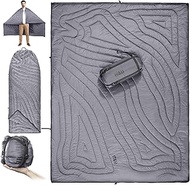 1TG Tactical Outdoor Camping Blanket, 4 in 1 Travel Blanket, Ultralight, 20D Nylon, Sleeping Bag, Ca