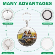 Button Maker Keychains Supplies58mm/2.25 Inch Pin Making Kit for Button Maker MachineMetal Button Ba