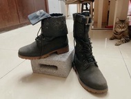 🇺🇸Timberland｜軍灰綠｜繡花｜麂皮｜外翻靴｜復古｜搖滾｜英倫｜vintage