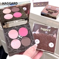 HAGGARD Eye Shadow 眼影盘怪兽四色烟熏粉棕玩妆 Monster Quad Color Eyeshadow Palette Smoky Powder Brown Matte Glitt