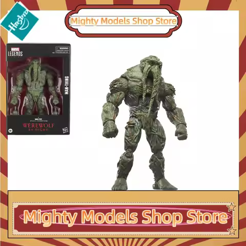 Original Hasbro Marvel Legends Series WEREWOLF BY NIGHT Man-Thing Anime Figures Toys Collection Mode