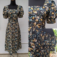 Princess Cut Floral Chiffon Dress Vietnam