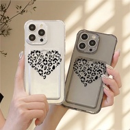Soft silicone Material cute leopard phone Case can be inserted with card Casing For Realme Note 60 6
