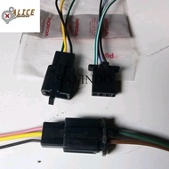 1 pair of 3 pin cable connection sockets