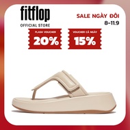 Dép Xỏ Ngón Nữ FitFlop F-MODE - Black/Pewter - IK1-A20