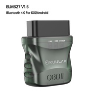 KUULAA ELM327 V1.5 OBD2 Scanner Bluetooth 4.0 OBD 2 Car Diagnostic Tool for IOS Android PC ELM 327 Scanner OBDII Reader