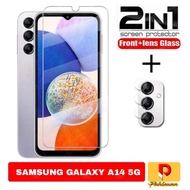 2 INC PACKAGE 1 Tempered Glass SAMSUNG GALAXY A14 5G Anti-Scratch Glass - SAMSUNG A14 5G, CLEAR