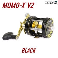 WEEBASS รอก - รุ่น MOMO-X V2 รอกตกปลา รอกเบททรงกลม รอกหน้าดิน