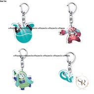 Hatsune Miku Gundam gquux cobrand Acrylic Keychain bag charm Fan pendant