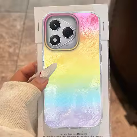 Case For Honor 400 Lite 200 Pro 200Lite X9c X9a X8b X8a 5G Phone Cover Color Gradient Green Blue Pur